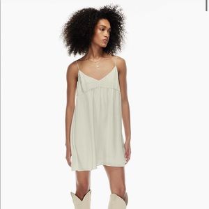 LITTLE MOON Saguaro Rose Smoke Blush Pink Silky Slip Dress size Small